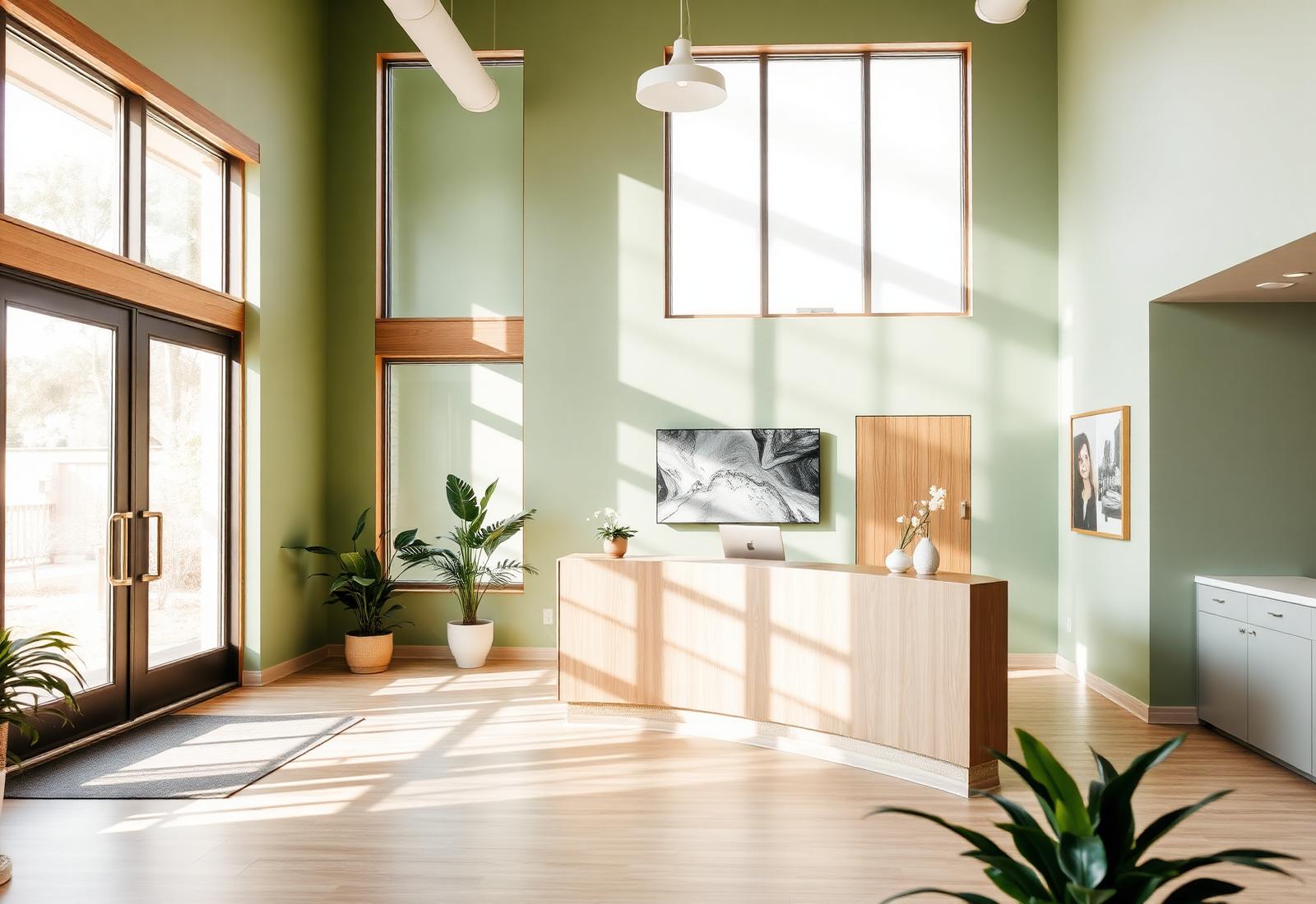 Sage Dental Implant & Surgery reception area